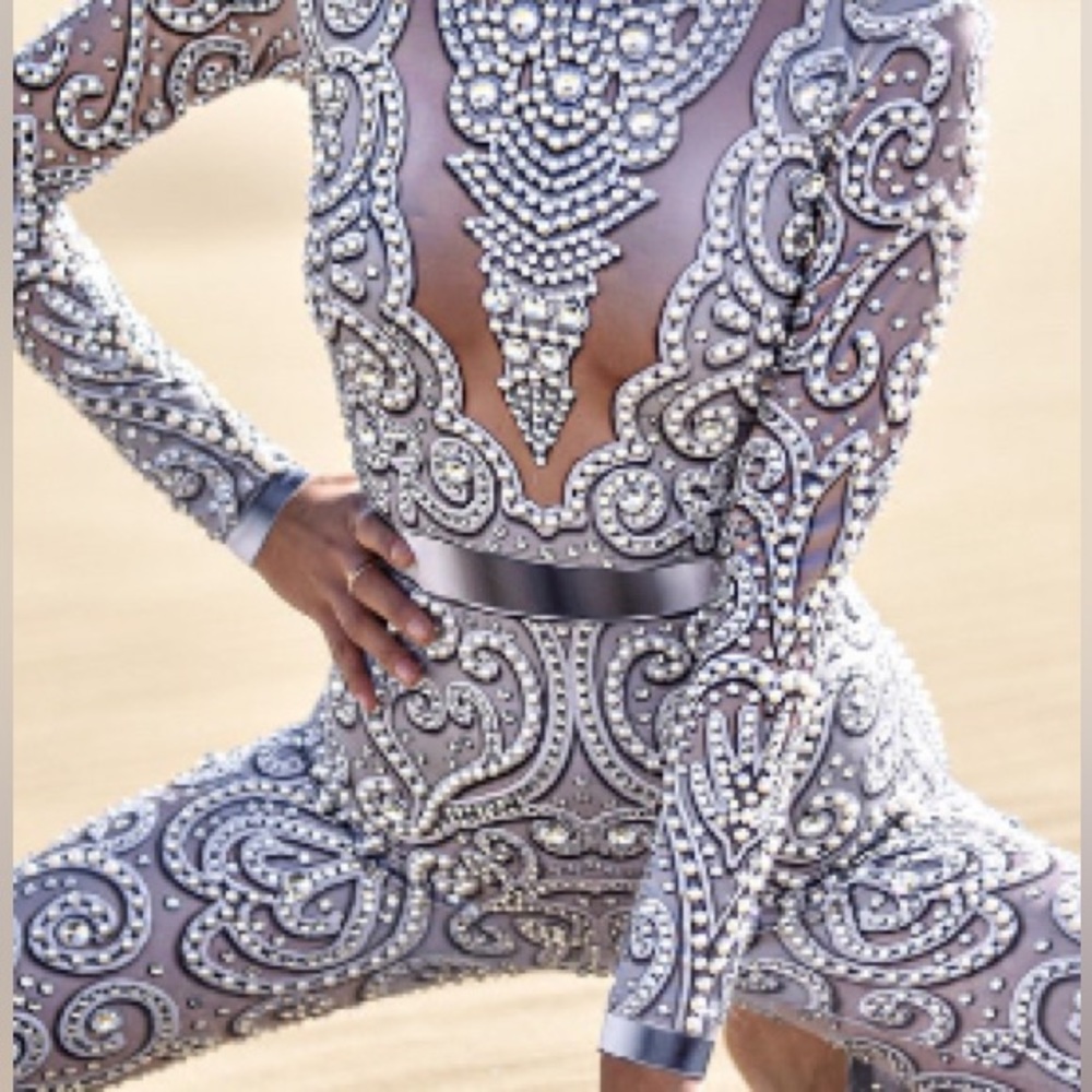 Yolaine Rhinestone Jumpsuit
